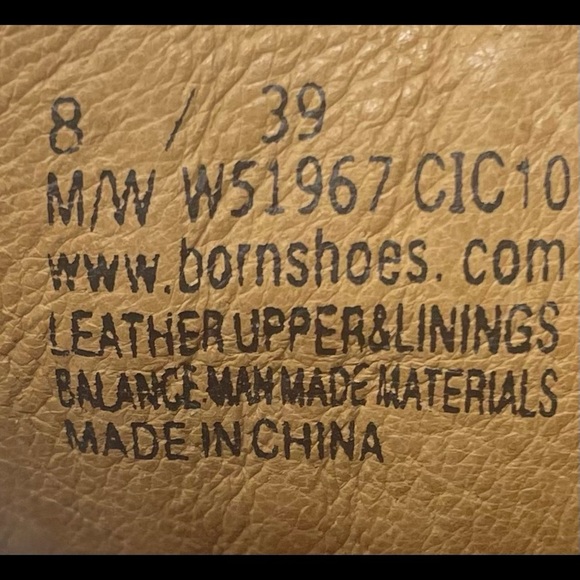 Born Sandal W51967 Red Womens 8 - Picture 8 of 8